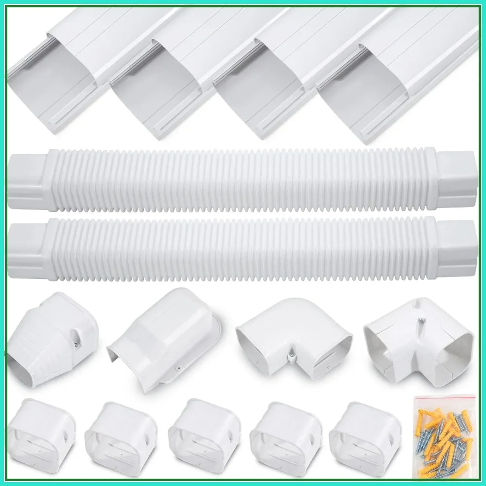 3" x 17ft Mini Split Line Set Cover Kit for Ductless AC & Heat Pump
3" x 17ft Mini Split Line Set Cover Kit for Ductless AC & Heat Pump