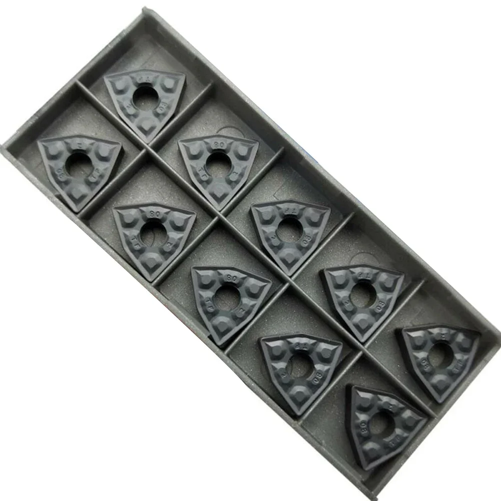 High Quality Practical Useful Brand New Insert WNMG080408-TF 10 Pcs Alloy Carbide Cast Iron Finishing Insert Lathe
High Quality Practical Useful Brand New Insert WNMG080408-TF 10 Pcs Alloy Carbide Cast Iron Finishing Insert Lathe