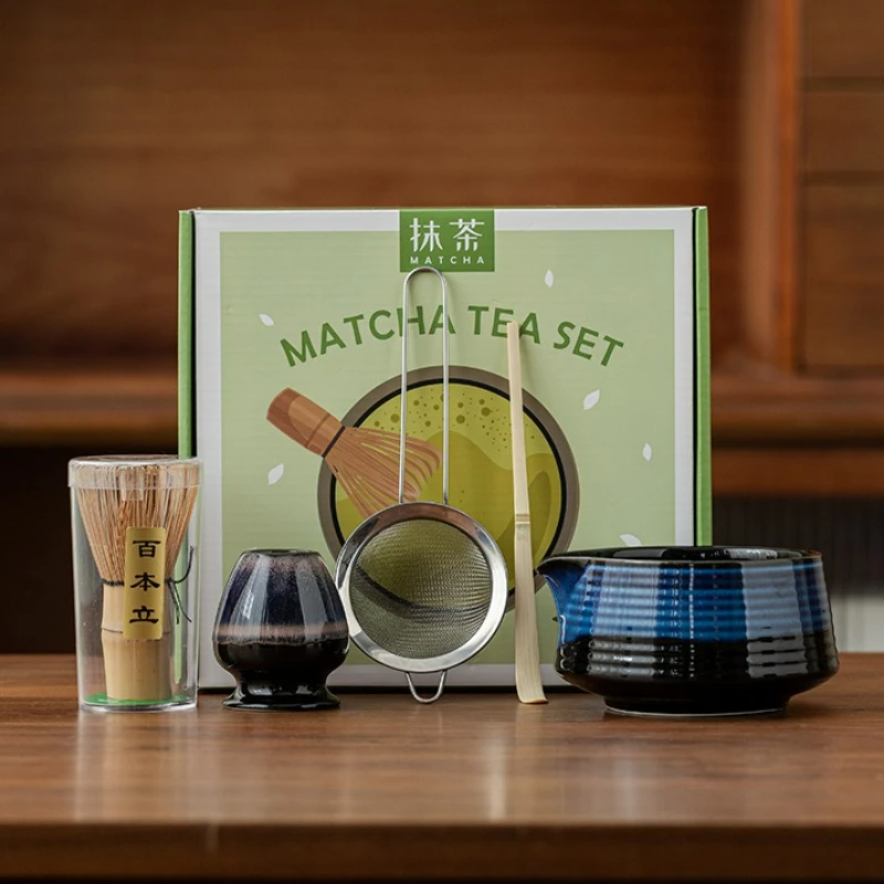 5Pcs/Set Matcha Bowl Set Gift with Spout Ceramic Tea Set Bamboo Whisk Teaspoon Brush Teaspoon Kiln Tea Tool Accessories Gift Box
5Pcs/Set Matcha Bowl Set Gift with Spout Ceramic Tea Set Bamboo Whisk Teaspoon Brush Teaspoon Kiln Tea Tool Accessories Gift Box