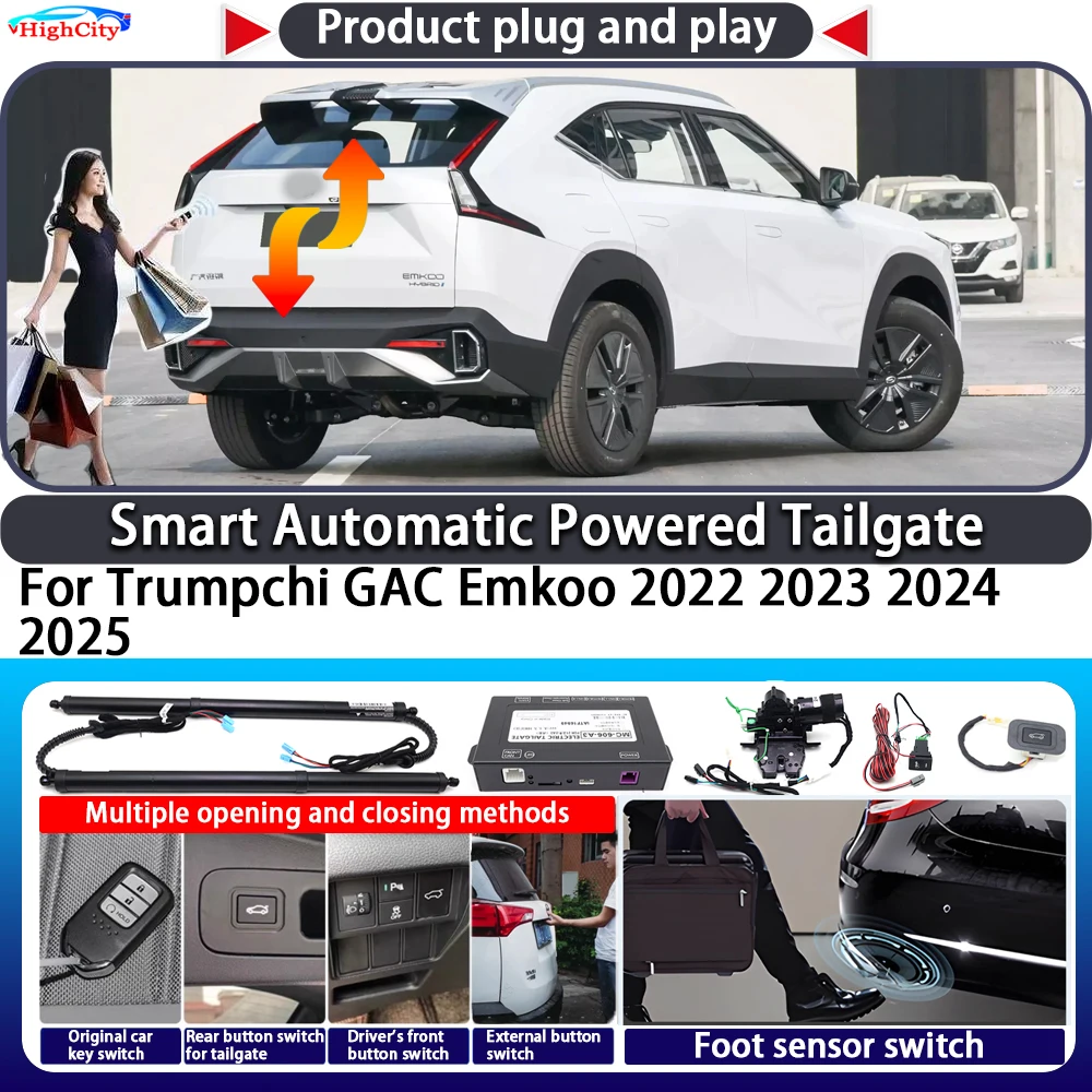 For Trumpchi GAC Emkoo 2022 2023 2024 2025 Smart Automatic Powered Tailgate Key Control Trunk Lift Close Electric Power Tailgate
For Trumpchi GAC Emkoo 2022 2023 2024 2025 Smart Automatic Powered Tailgate Key Control Trunk Lift Close Electric Power Tailgate