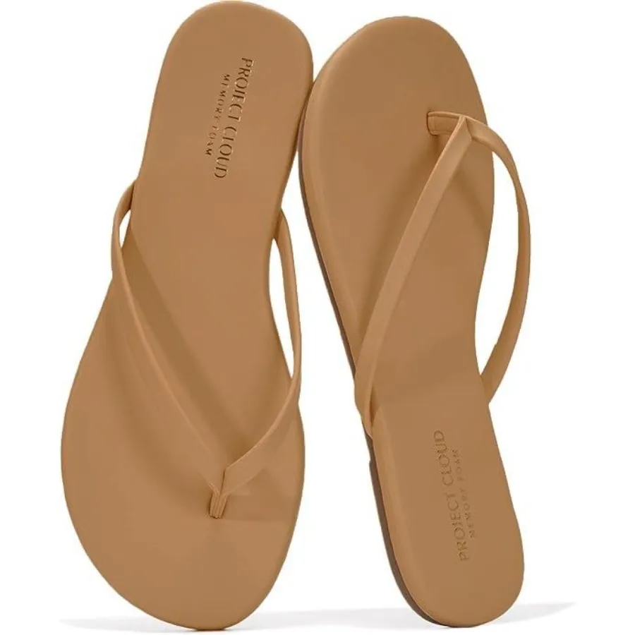 Flip Flops for Women Footwear- Lightweight and Memory Foam Insole als for Women 202 - Durable Non-Slip Beach Essentials Flats f
Flip Flops for Women Footwear- Lightweight and Memory Foam Insole als for Women 202 - Durable Non-Slip Beach Essentials Flats f