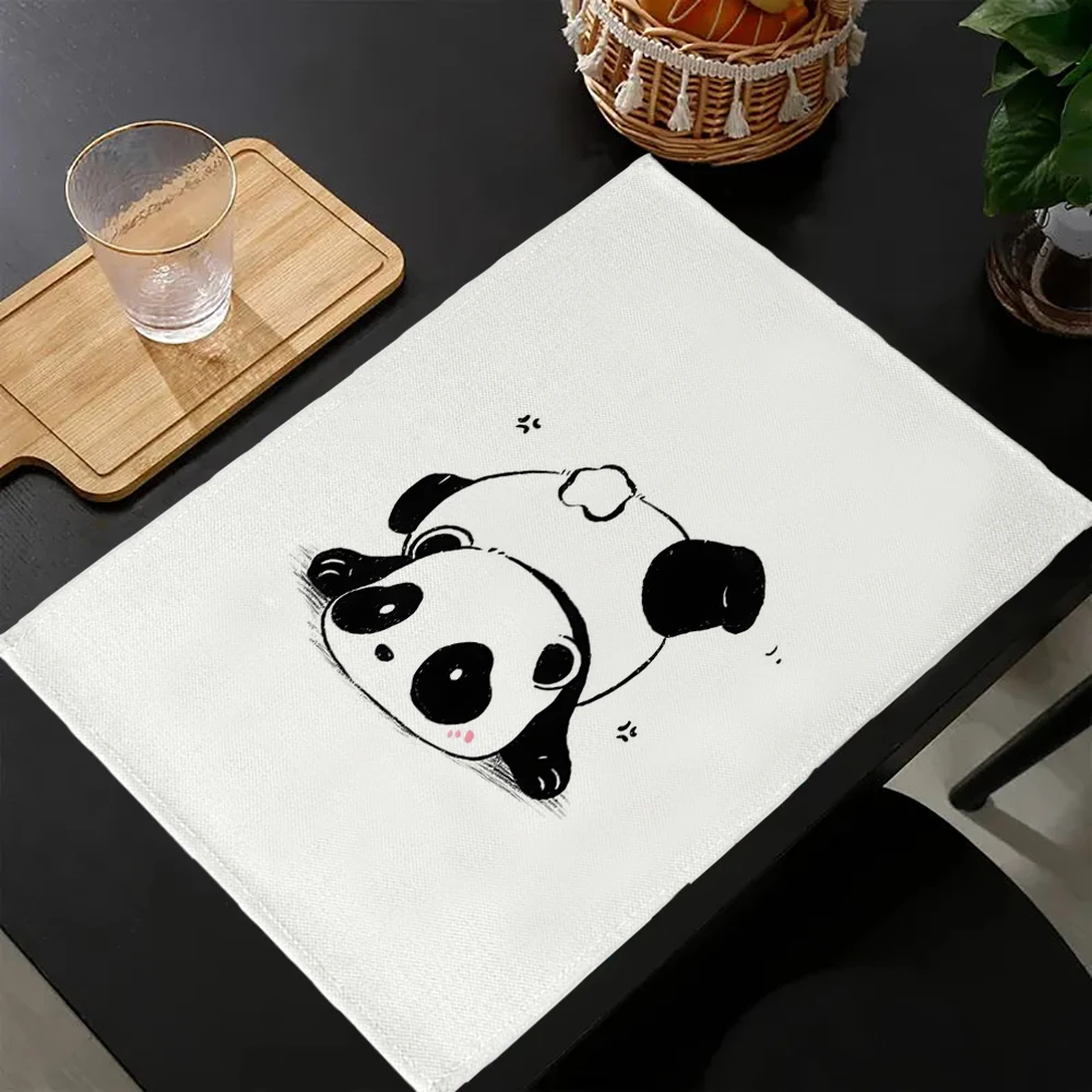 1PC Black cat and panda Placemats for Dinner Table Mat Bird Design Kitchen Nordic Accessories Drink Coasters 30x40cm
1PC Black cat and panda Placemats for Dinner Table Mat Bird Design Kitchen Nordic Accessories Drink Coasters 30x40cm