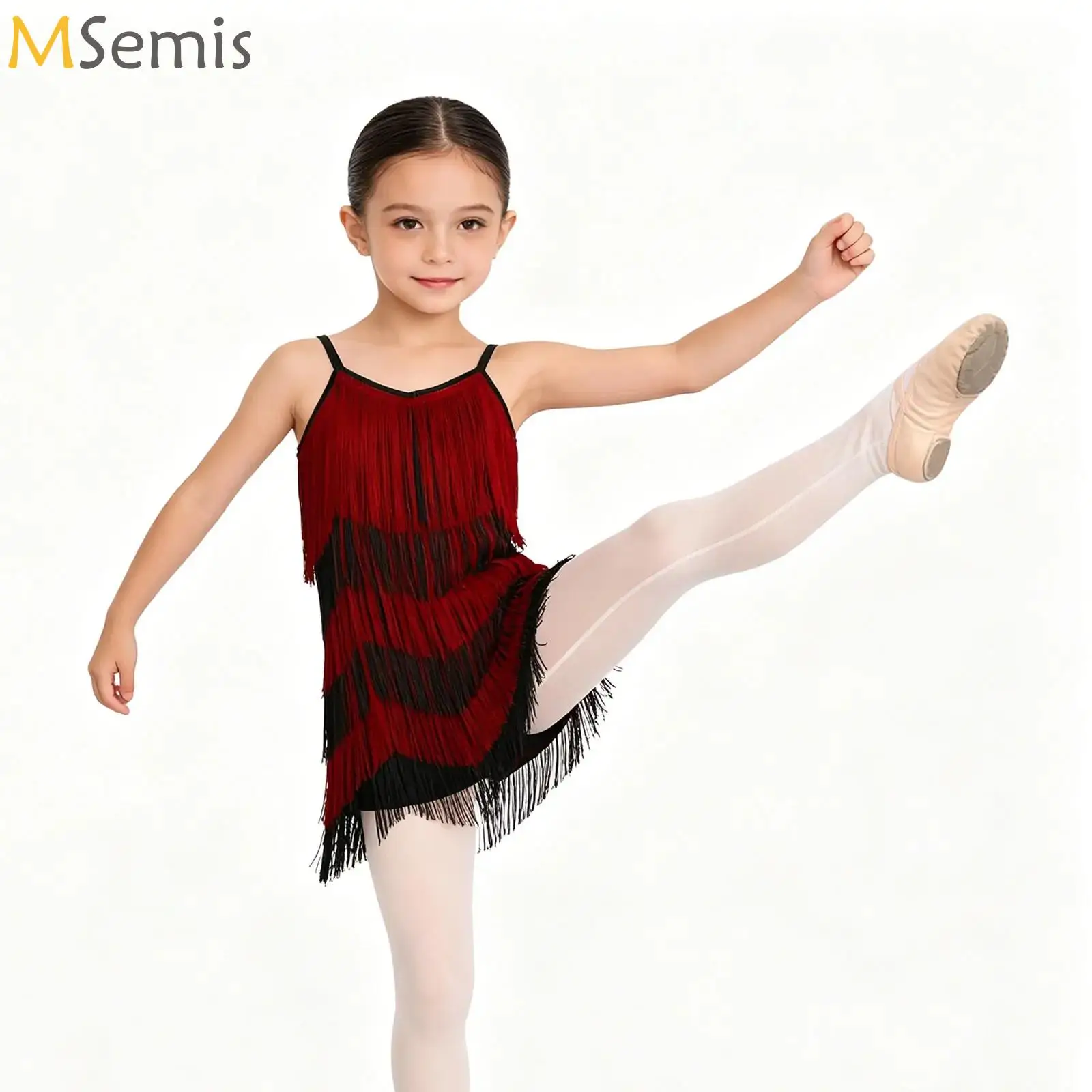Tassel Romper for Kids Girls Latin Cha-cha Rumba Samba Disco Dance Stage Performance Costumes Lyrical Tassel Latin Dance Outfits
Tassel Romper for Kids Girls Latin Cha-cha Rumba Samba Disco Dance Stage Performance Costumes Lyrical Tassel Latin Dance Outfits