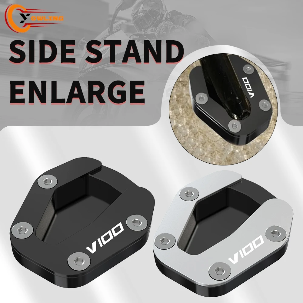 Motorcycle For Moto Guzzi V100 V 100 Mandello 2023 2024 Bike Kickstand Extender Foot Side Stand Extension Foot Pad Support Plate
Motorcycle For Moto Guzzi V100 V 100 Mandello 2023 2024 Bike Kickstand Extender Foot Side Stand Extension Foot Pad Support Plate
