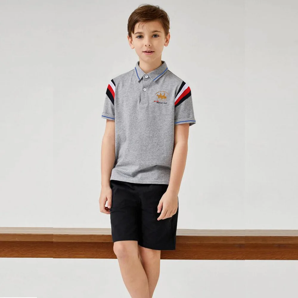 Boys Summer Casual T-Shirts Children's Teenager Clothing Embroidery Kids Girls Tops Striped Short Sleeve T-Shirts 2 4 6 age Tees
Boys Summer Casual T-Shirts Children's Teenager Clothing Embroidery Kids Girls Tops Striped Short Sleeve T-Shirts 2 4 6 age Tees