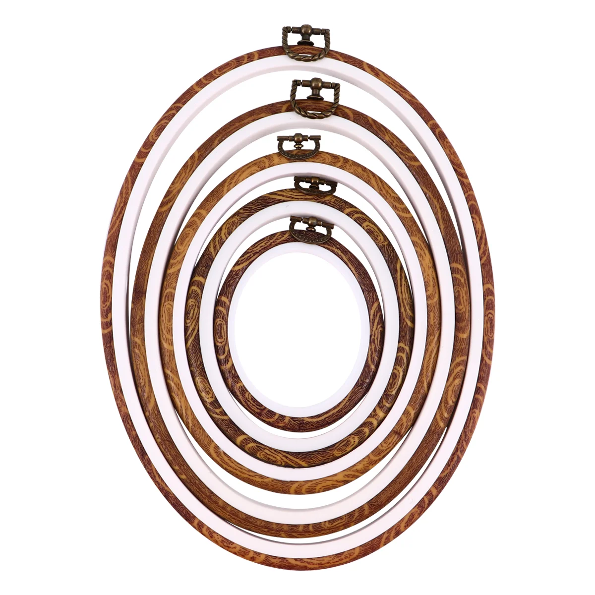 5 Pcs Embroidery Frame Rack Cross-stitch Tool Ring Holder Embroidered Circle Hoop
5 Pcs Embroidery Frame Rack Cross-stitch Tool Ring Holder Embroidered Circle Hoop