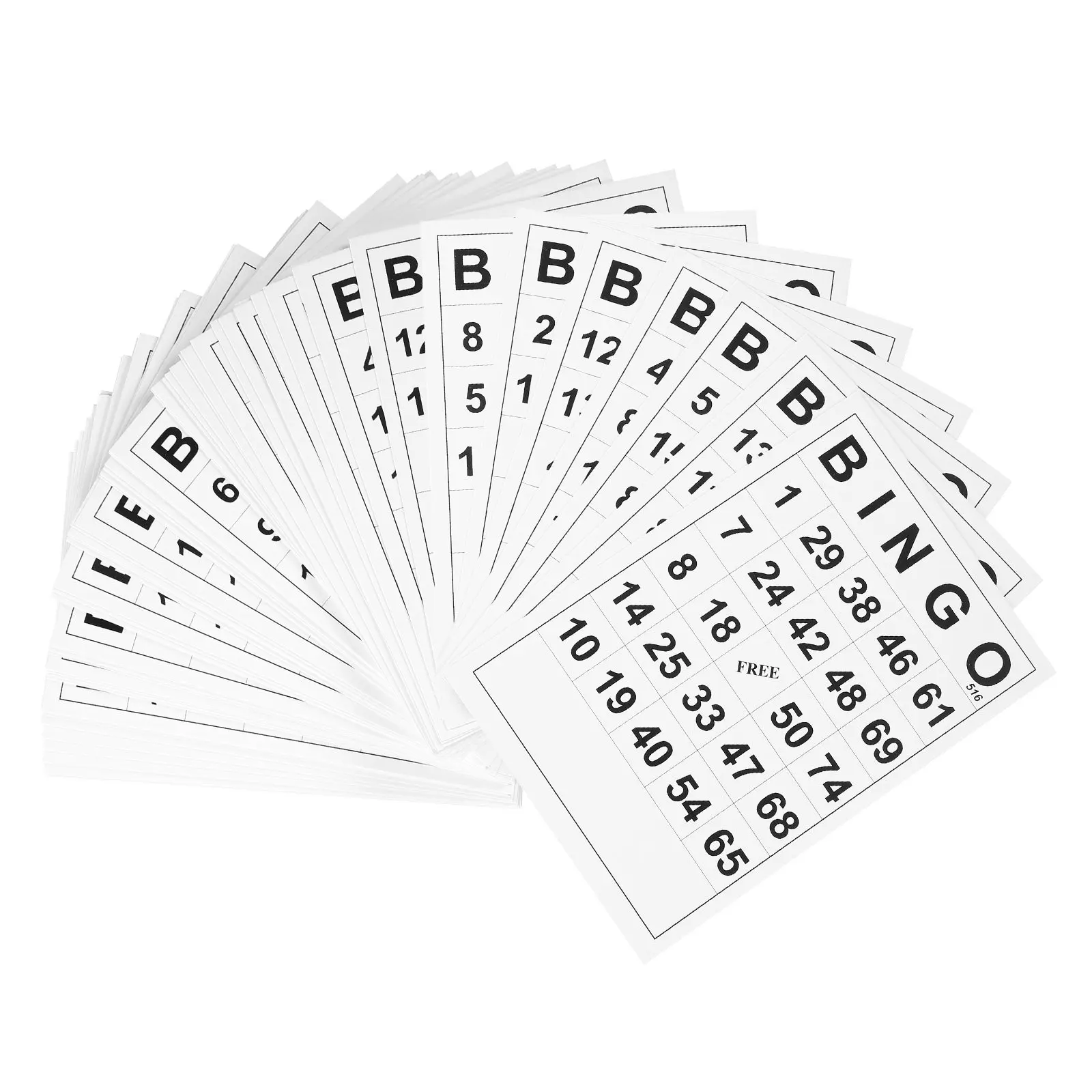 60pcs Bingo Durable Coated Paper Disposable Playing Easy Numbers Intellectual Development Plaything Family Games Disposable
60pcs Bingo Durable Coated Paper Disposable Playing Easy Numbers Intellectual Development Plaything Family Games Disposable