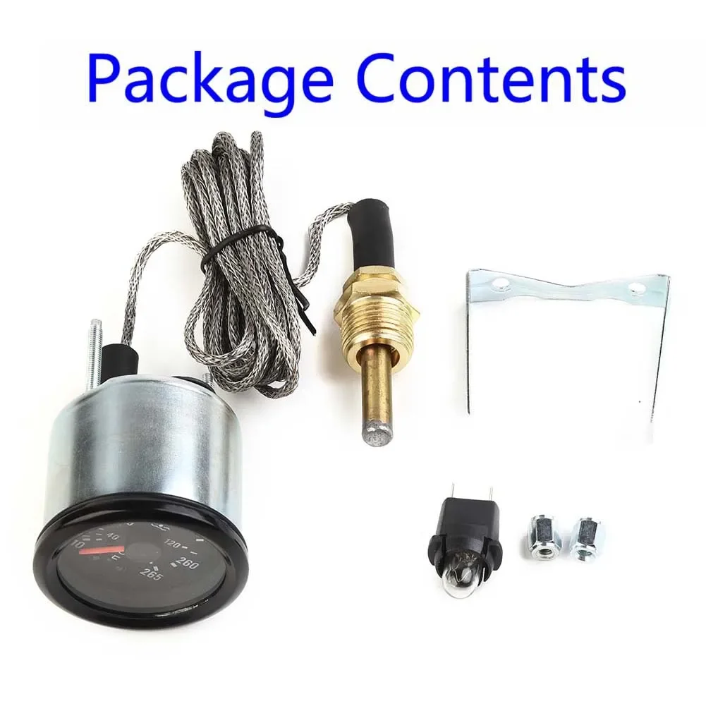 High Quality New Practical Water Temperature Gauge 130℃/265℉ Accessories Pointer Mechanical Temperature Sensor
High Quality New Practical Water Temperature Gauge 130℃/265℉ Accessories Pointer Mechanical Temperature Sensor