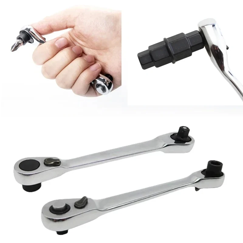 Портативный 1/4 ''одинарный/двухконечный быстрый торцевой ключ с трещоткой, отвертка, гаечный ключ, двусторонний регулируемый ручной инструмент для механика
Портативный 1/4 ''одинарный/двухконечный быстрый торцевой ключ с трещоткой, отвертка, гаечный ключ, двусторонний регулируемый ручной инструмент для механика