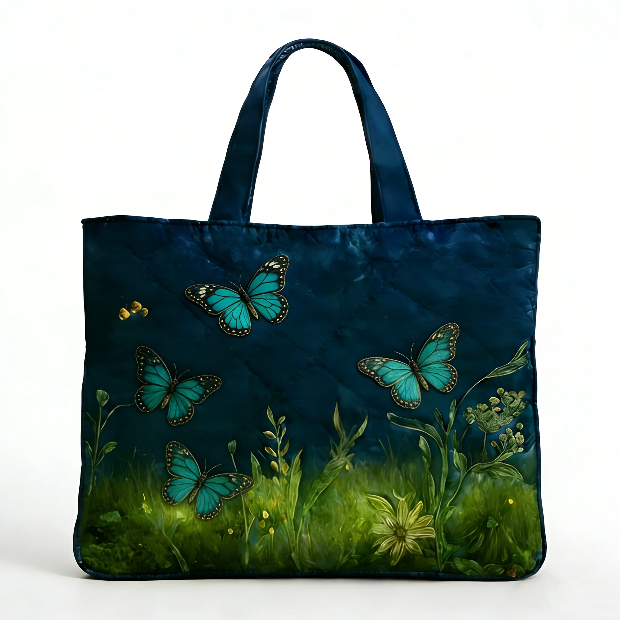Butterfly Print Handbag Patchwork Valley Quilted Tote Women's Casual Shoulder Bag Daily Stylish Shopping
Butterfly Print Handbag Patchwork Valley Quilted Tote Women's Casual Shoulder Bag Daily Stylish Shopping