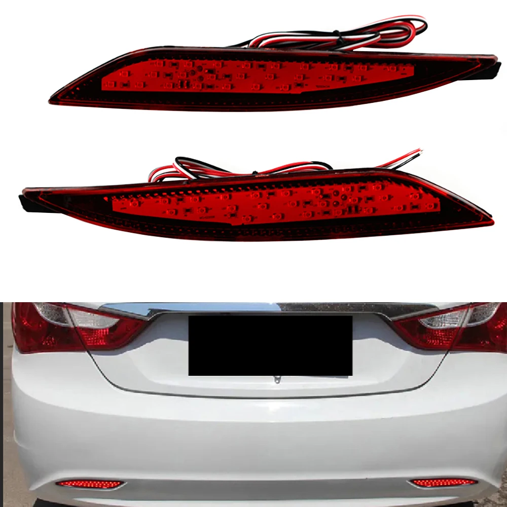 2pcs Rear Bumper Lights 6000K Driving/Braking Turning Signal Light Car accessories For Hyundai Sonata 8th 2011 2012 2013 2014
2pcs Rear Bumper Lights 6000K Driving/Braking Turning Signal Light Car accessories For Hyundai Sonata 8th 2011 2012 2013 2014