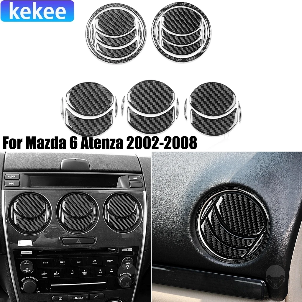 For Mazda 6 Atenza 2002 2003 2004 2005 2006 2007 2008 Carbon Fiber Front Air Outlet Vent Interior Cover Sticker Car Accessories
For Mazda 6 Atenza 2002 2003 2004 2005 2006 2007 2008 Carbon Fiber Front Air Outlet Vent Interior Cover Sticker Car Accessories