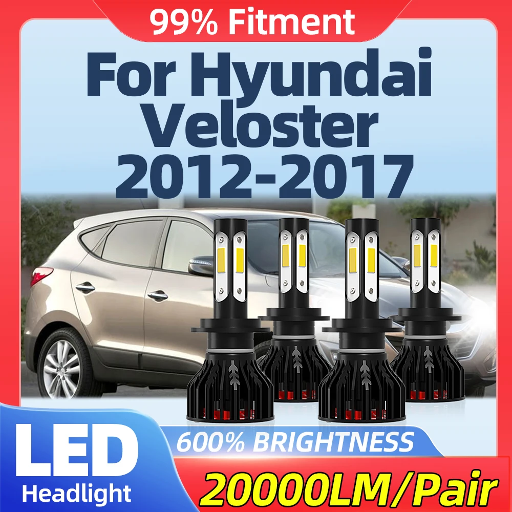 H7 LED Headlight Bulbs 40000LM Super Bright High Low Beam Car Lights 12V For Hyundai Veloster 2012 2013 2014 2015 2016 2017
H7 LED Headlight Bulbs 40000LM Super Bright High Low Beam Car Lights 12V For Hyundai Veloster 2012 2013 2014 2015 2016 2017