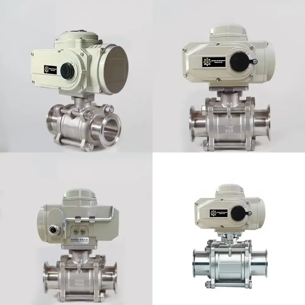 DN80 3 Inch 2 Way12V DC Switch-type Stainless Steel 316L Electric Motorized Actuated 3 Pieces Clamp Sanitary Ball Valve
DN80 3 Inch 2 Way12V DC Switch-type Stainless Steel 316L Electric Motorized Actuated 3 Pieces Clamp Sanitary Ball Valve