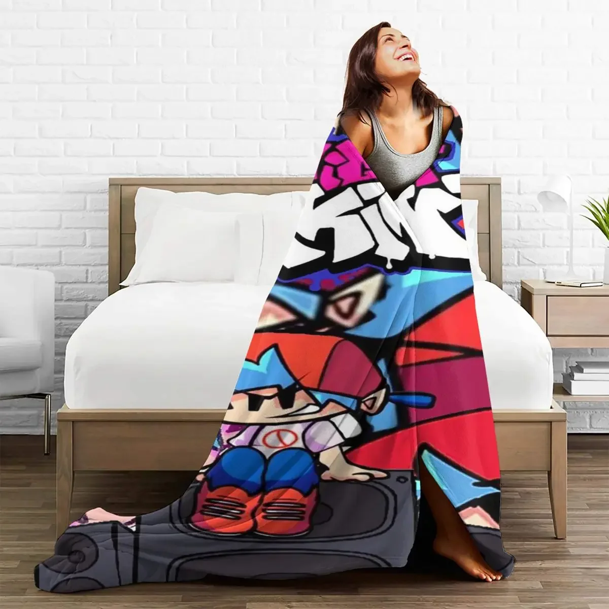 Friday Night Funkin Baby Blankets Fleece Printed Anime Cartoon Plaid Lightweight Multi-function Throw for Bed Couch Rug Piece
Friday Night Funkin Baby Blankets Fleece Printed Anime Cartoon Plaid Lightweight Multi-function Throw for Bed Couch Rug Piece