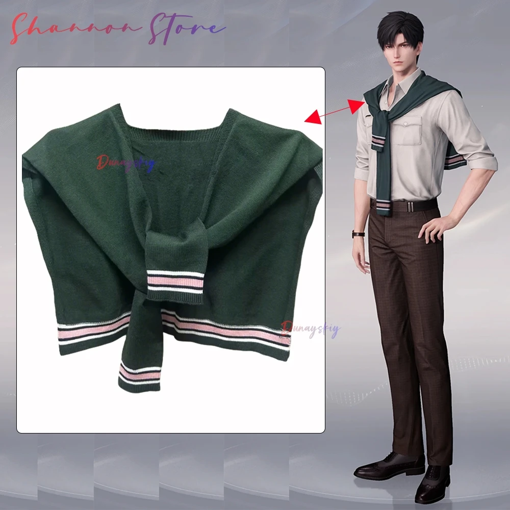 Love And Deepspace Cosplay Sylus Caleb Xavier Rafayel Costume Green striped shawl British Style Shawl Role-play Versatile Acc...
Love And Deepspace Cosplay Sylus Caleb Xavier Rafayel Costume Green striped shawl British Style Shawl Role-play Versatile Acc...