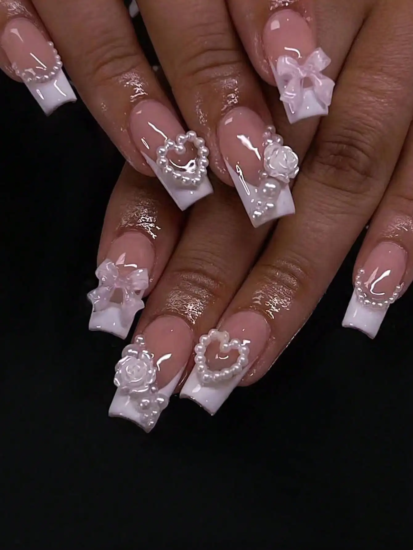 24pcs Rectangular Nail Stickers, White French Tip Design for Weddings. Romantic Atmosphere for Women & Girls. Set Includes Jelly Gel & Nail File. Nail Supplies.
24pcs Rectangular Nail Stickers, White French Tip Design for Weddings. Romantic Atmosphere for Women & Girls. Set Includes Jelly Gel & Nail File. Nail Supplies.