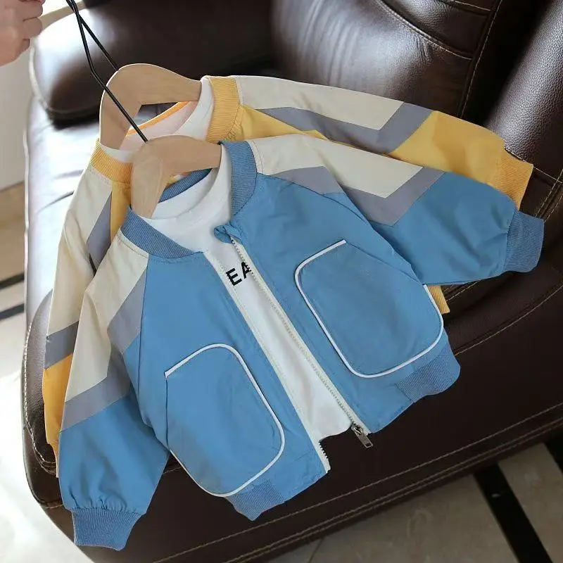 Boys' Spring and Autumn Coat Korean Children's Western Style Jacket Baby Cardigan Spring Clothing Children's Coat
Boys' Spring and Autumn Coat Korean Children's Western Style Jacket Baby Cardigan Spring Clothing Children's Coat