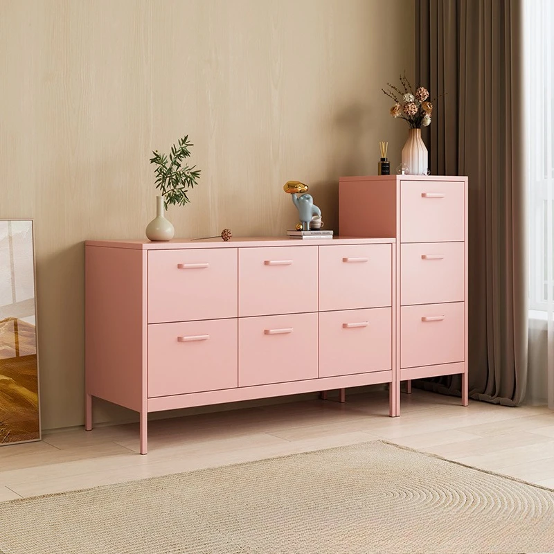 Nordic style metal chest drawer storage simple modern bedroom living room bedside table
Nordic style metal chest drawer storage simple modern bedroom living room bedside table