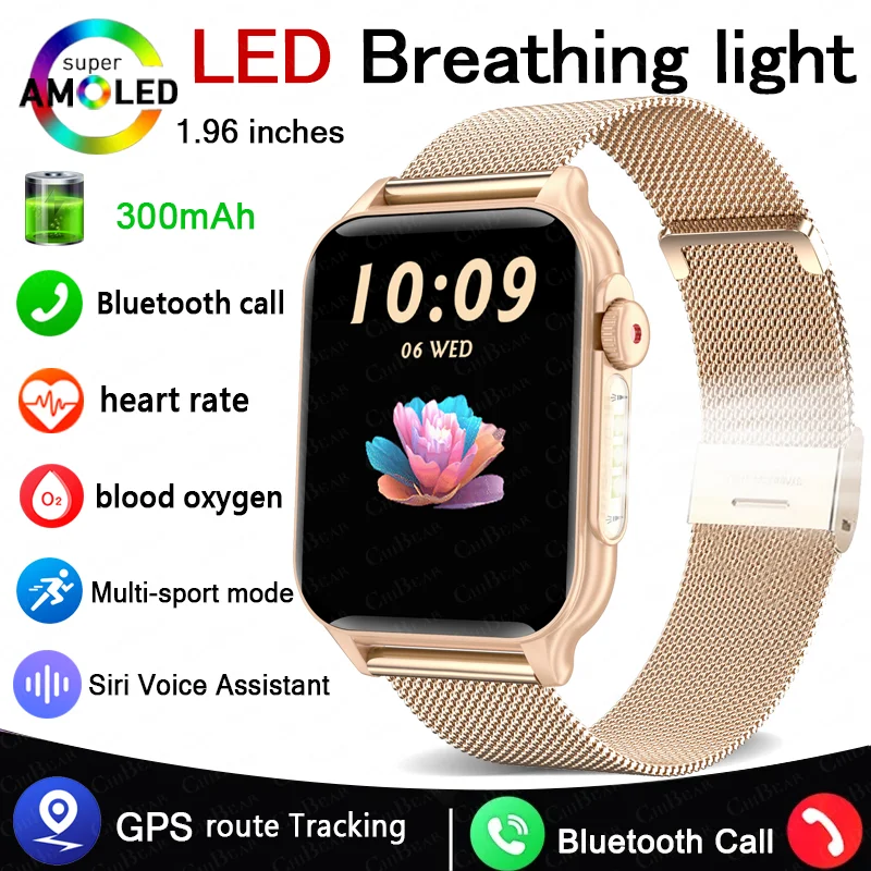 2025 New P6 max SmartWatch Men 1.96" LED Flashlight Smartwatch with IP68 waterproof 100+ Sports Modes for iOS and Android Phone
2025 New P6 max SmartWatch Men 1.96" LED Flashlight Smartwatch with IP68 waterproof 100+ Sports Modes for iOS and Android Phone