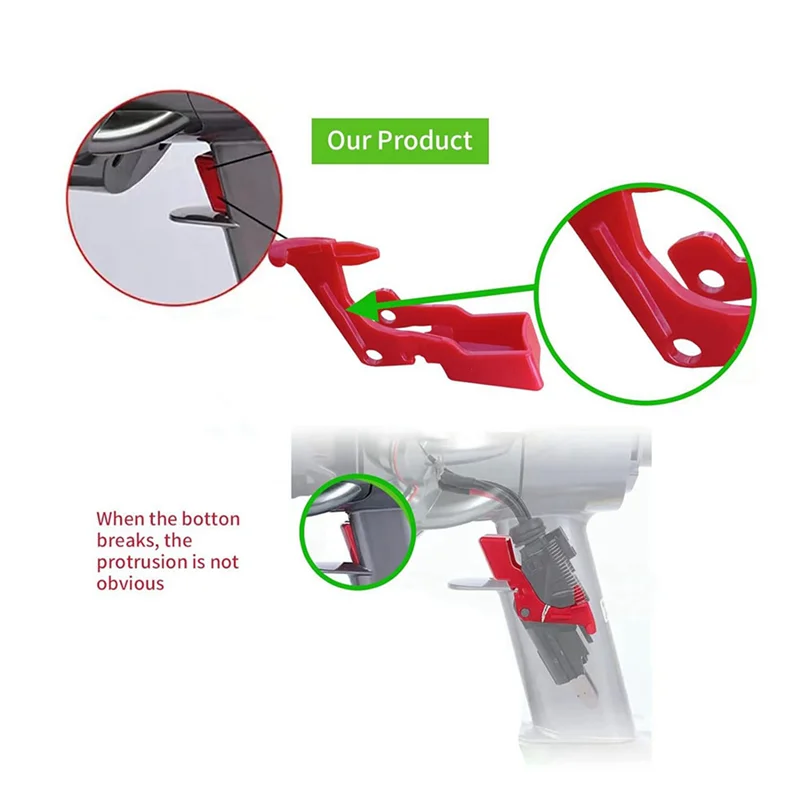 AB34-4X Trigger Switch Button Replacement For Dyson V10 V11 SV12 SV14 Vacuum Cleaner Red Switch Button Parts Kit
AB34-4X Trigger Switch Button Replacement For Dyson V10 V11 SV12 SV14 Vacuum Cleaner Red Switch Button Parts Kit