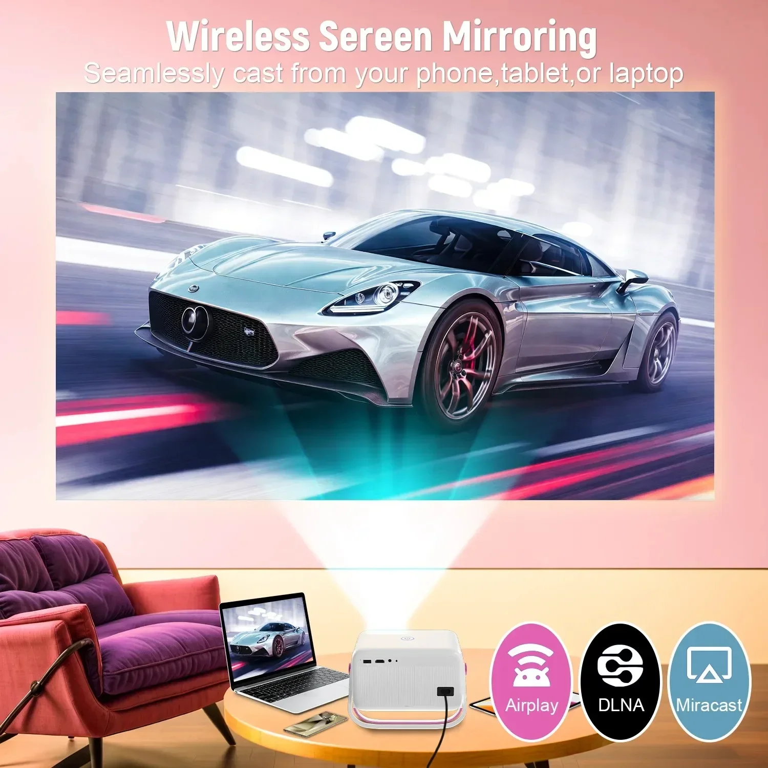 Projector 650ANSI Android 11 TP350 AOSP 3.5 inch 1080P Auto Keystone Correction Portable Outdoor Video Home LCD Projector
Projector 650ANSI Android 11 TP350 AOSP 3.5 inch 1080P Auto Keystone Correction Portable Outdoor Video Home LCD Projector
