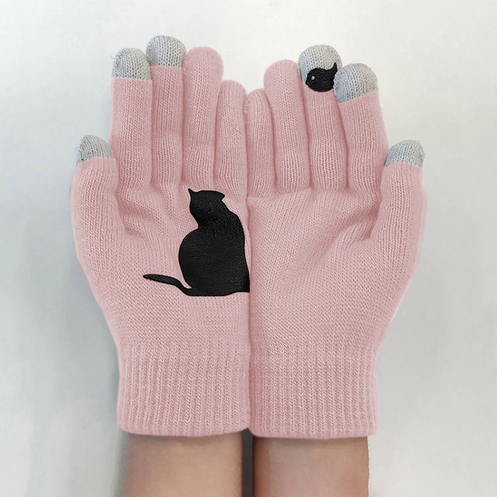Cute Cat Print Full Finger Gloves Ladies Woolen Gloves Autumn Winter Outdoor Warm Gloves Touch Screen Driving Mittens перчатки
Cute Cat Print Full Finger Gloves Ladies Woolen Gloves Autumn Winter Outdoor Warm Gloves Touch Screen Driving Mittens перчатки