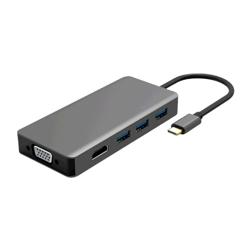 A+Aluminum Type C Hubs 4K Video Output Multiple USB Hubs for Device Integration
A+Aluminum Type C Hubs 4K Video Output Multiple USB Hubs for Device Integration