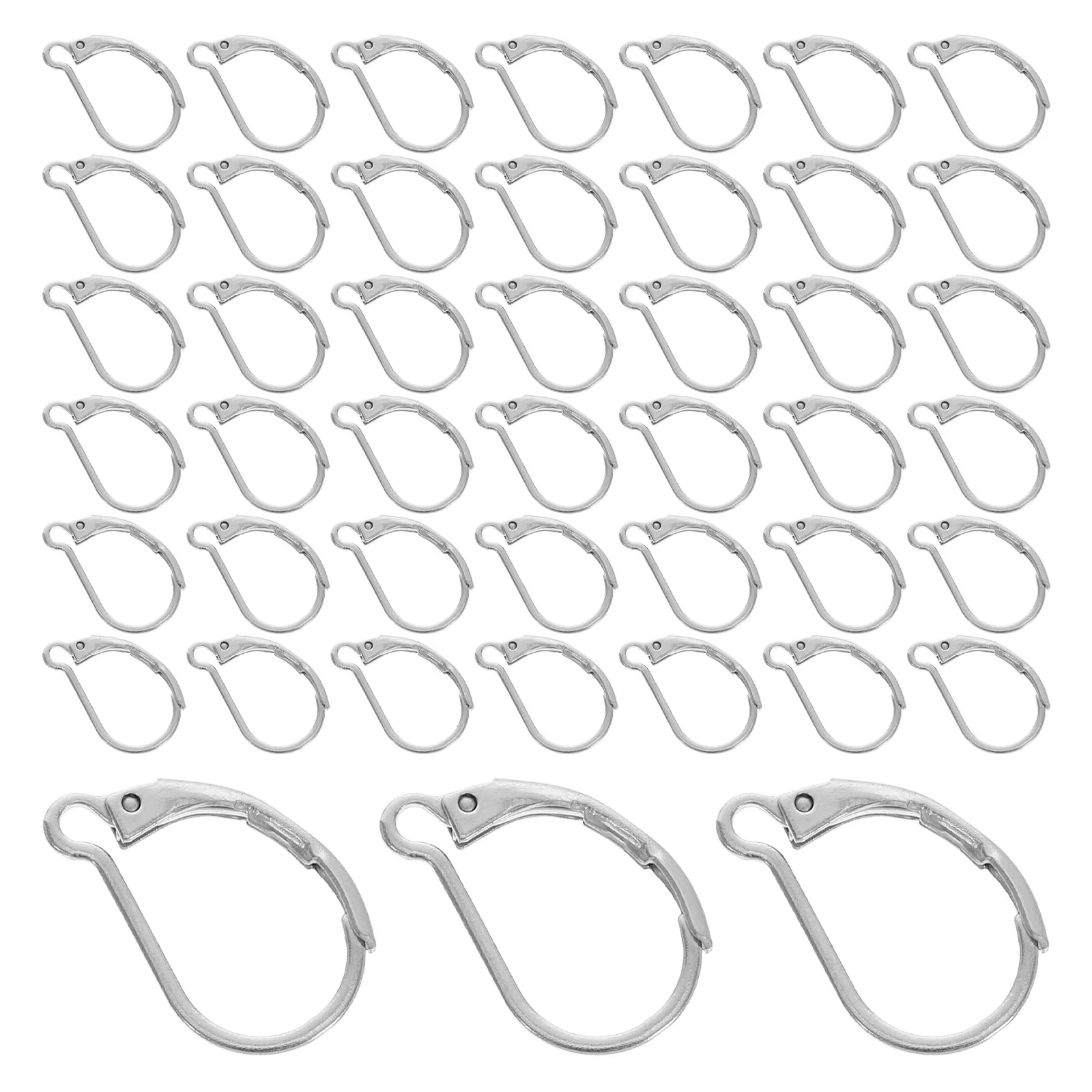 50Pcs Stainless Steel French Lever Back Earring Hooks Secure Clasp for Jewelry Making DIY Pendant Craft Supplies
50Pcs Stainless Steel French Lever Back Earring Hooks Secure Clasp for Jewelry Making DIY Pendant Craft Supplies