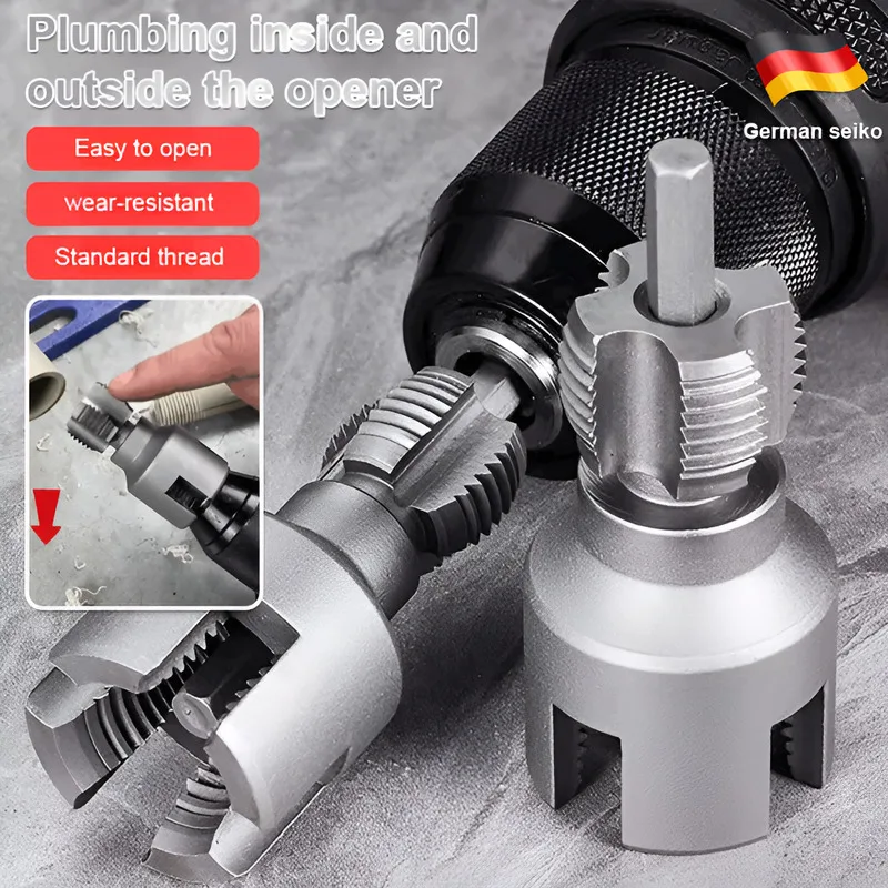 External Thread Pipe Tool PPR Precision Thread Drill Tool for Water Pipe Inner Hole, Integrated No-Heat Precision Drill Design
External Thread Pipe Tool PPR Precision Thread Drill Tool for Water Pipe Inner Hole, Integrated No-Heat Precision Drill Design