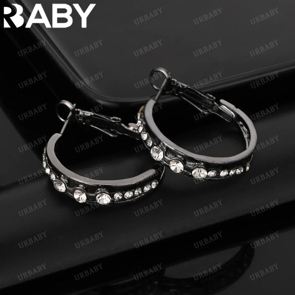 URBABY 925 Sterling Silver Zircon Hoop Earrings For Women Wedding Engagement Party Fashion Charm Jewelry Gift
URBABY 925 Sterling Silver Zircon Hoop Earrings For Women Wedding Engagement Party Fashion Charm Jewelry Gift