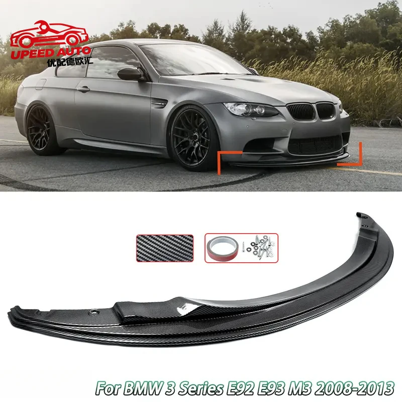 Suitable for Carbon Fiber Look Bumper Splitter 2007-2013 BMW E92 E93 M3 Front Lip Spoiler Automotive Body Kit
Suitable for Carbon Fiber Look Bumper Splitter 2007-2013 BMW E92 E93 M3 Front Lip Spoiler Automotive Body Kit