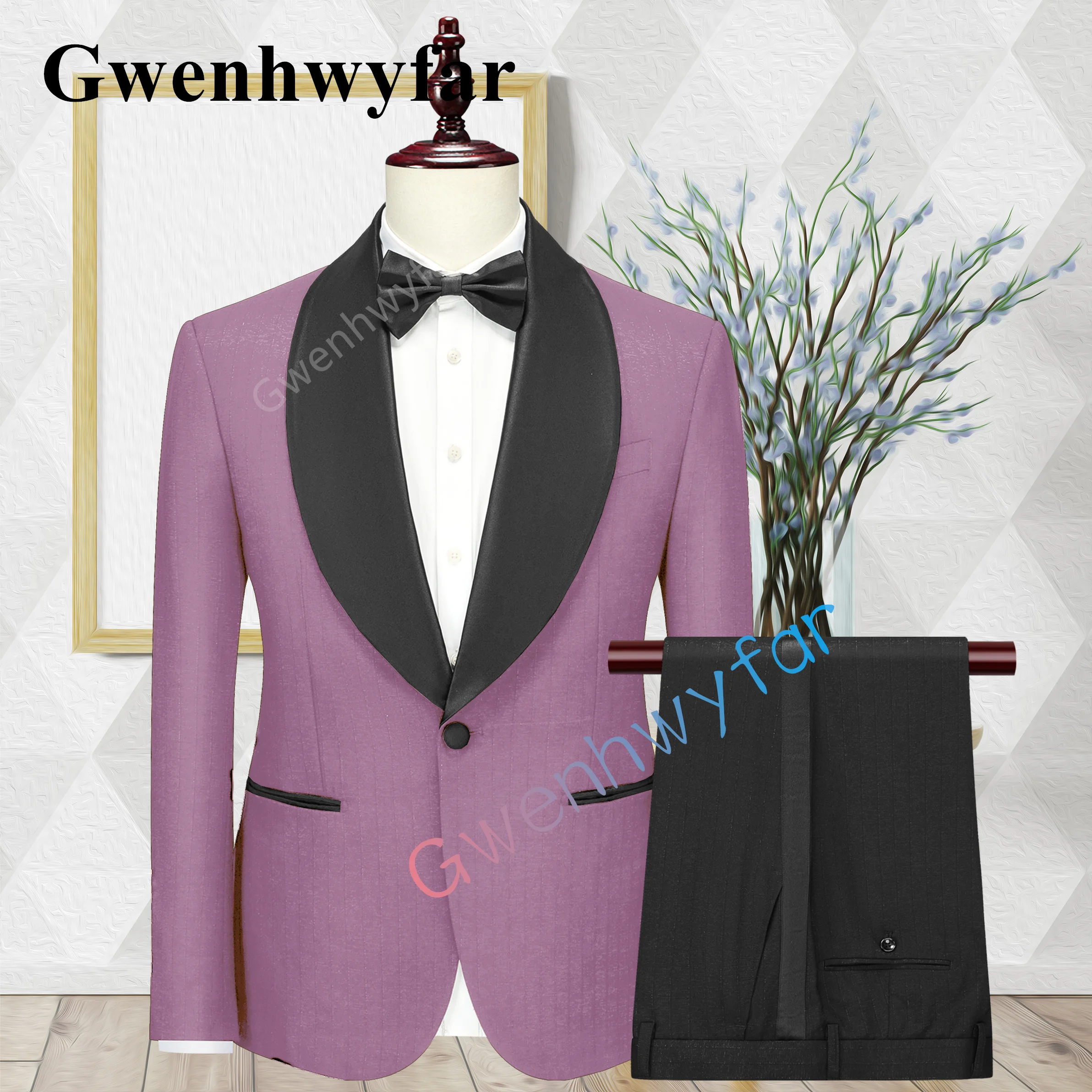 Gwenhwyfar High-end Custom High-quality Fabric Trend New Suit Lapel Blazer With Pants Pink Fashion Wedding Tuxedo Best Men Suit
Gwenhwyfar High-end Custom High-quality Fabric Trend New Suit Lapel Blazer With Pants Pink Fashion Wedding Tuxedo Best Men Suit