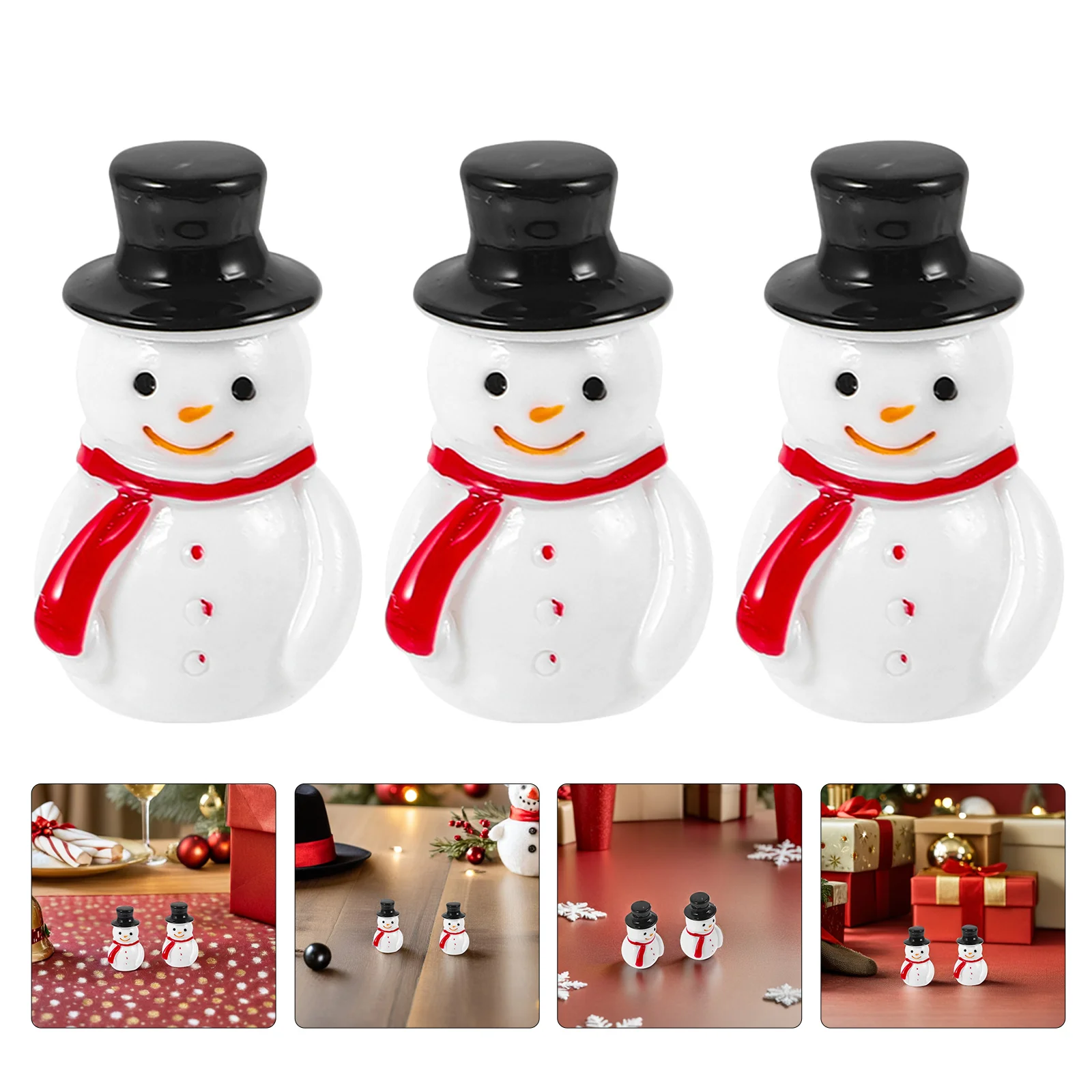 100Pcs Mini Resin Snowman Christmas Decorations Hats Miniatures for DIY Snow Globes Fairy Garden Dollhouse Holiday Crafts
100Pcs Mini Resin Snowman Christmas Decorations Hats Miniatures for DIY Snow Globes Fairy Garden Dollhouse Holiday Crafts
