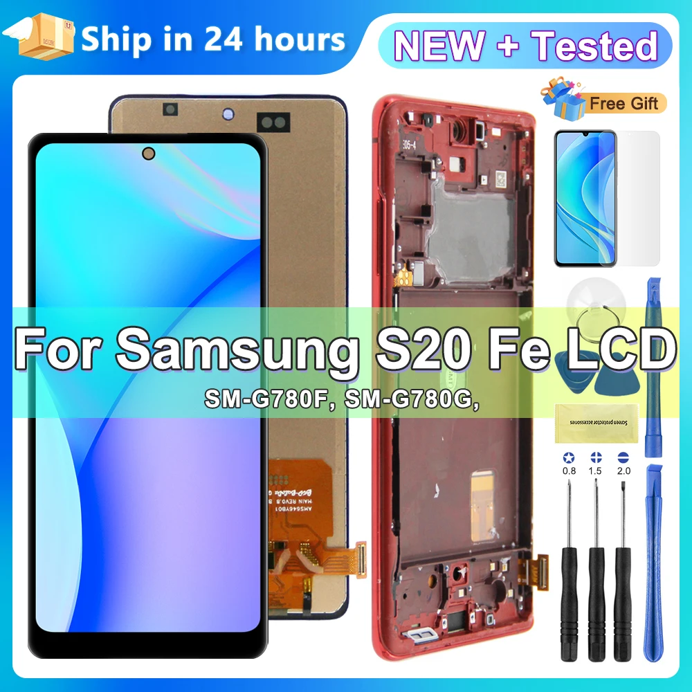 TFT LCD For Samsung Galaxy S20 FE With Frame, LCD For Samsung S20FE G781B G780 Display Touch Digitizer Replacement Screen
TFT LCD For Samsung Galaxy S20 FE With Frame, LCD For Samsung S20FE G781B G780 Display Touch Digitizer Replacement Screen