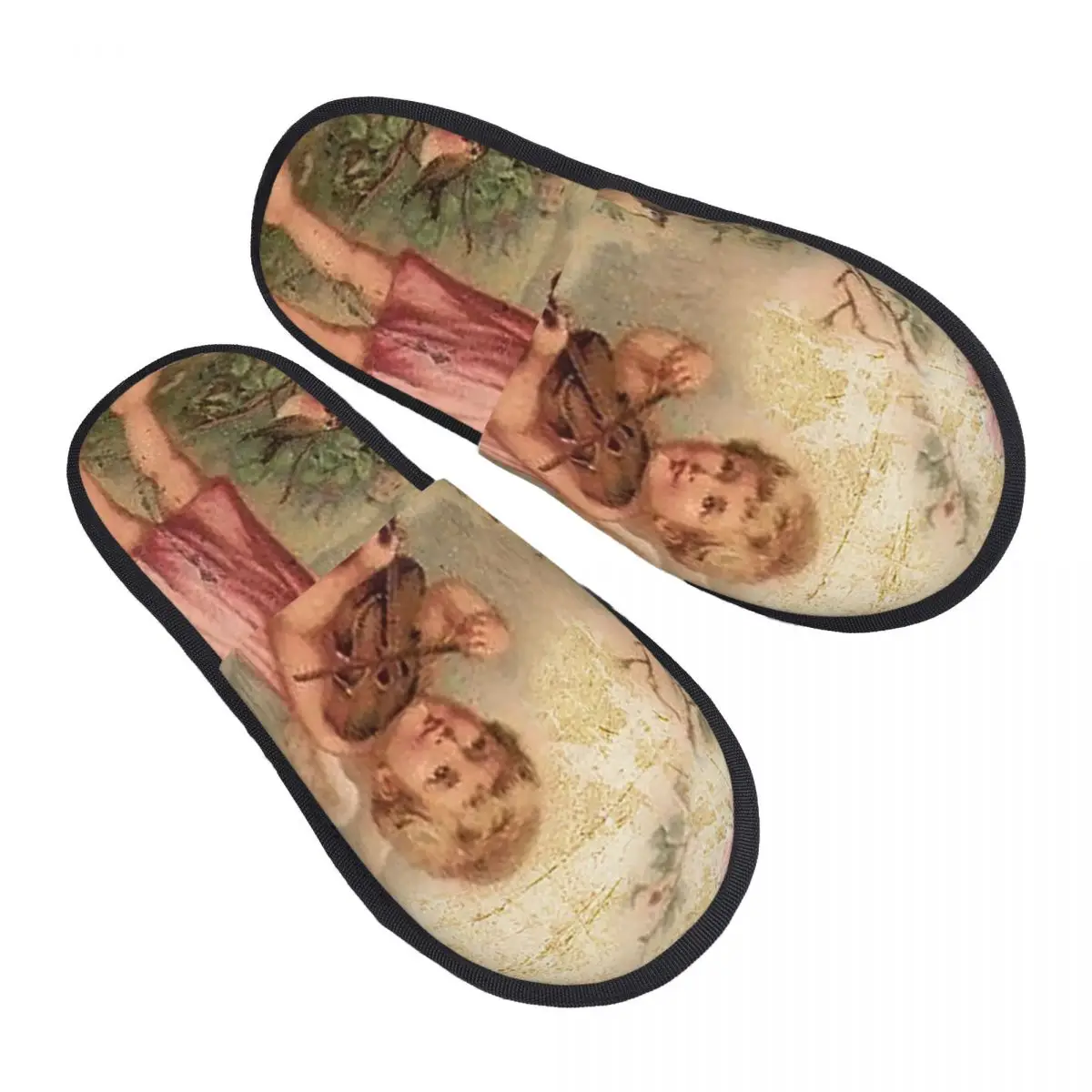 Memory Foam Slippers Women Soft Warm Vintage Angel House Slippers
Memory Foam Slippers Women Soft Warm Vintage Angel House Slippers