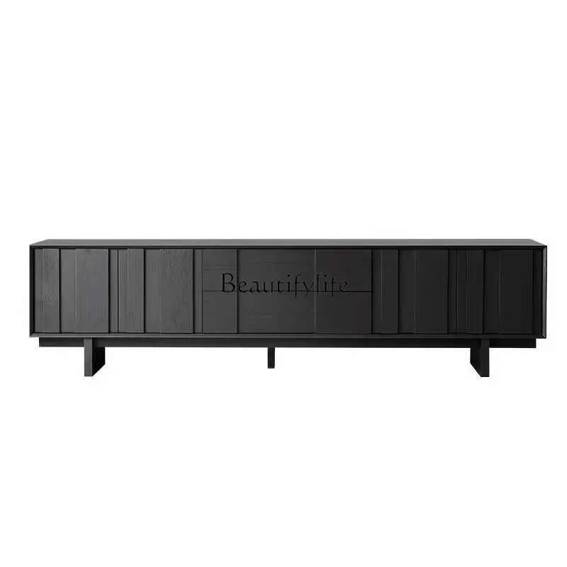 FG44Nordic black retro style oak solid wood TV cabinet Italian minimalist living room decorative cabinet
FG44Nordic black retro style oak solid wood TV cabinet Italian minimalist living room decorative cabinet
