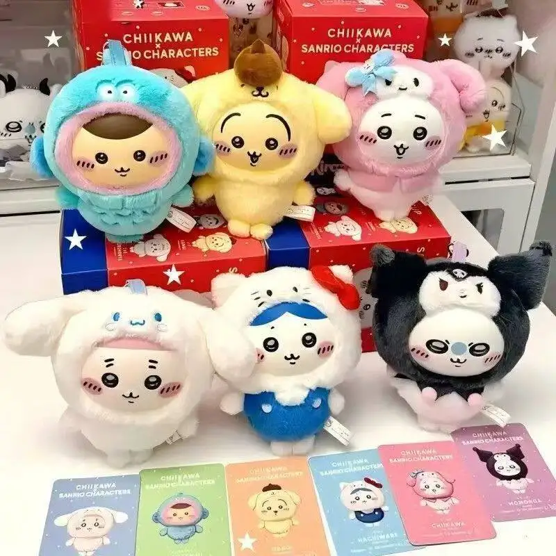 Официальный коллаборационный набор Chiikawa Sanrio: плюшевый брелок-подвеска, мультяшная мягкая игрушка, украшение для сумки, коллекционный подарок
Официальный коллаборационный набор Chiikawa Sanrio: плюшевый брелок-подвеска, мультяшная мягкая игрушка, украшение для сумки, коллекционный подарок