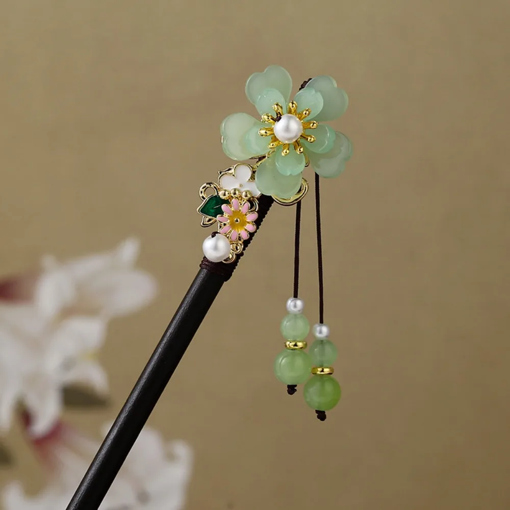 Chinese Style Flower Hair Sticks Handmade Retro Wooden Hairpin Hair Fork with Tassel Hair Chopsticks for Wedding Party
Chinese Style Flower Hair Sticks Handmade Retro Wooden Hairpin Hair Fork with Tassel Hair Chopsticks for Wedding Party