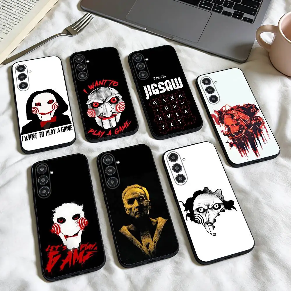 C-Creative S-Saw J-Jigsaw phone Case For Samsung Galaxy A73,A72,A71,A70,A53,A52,A51,Others Soft Black Shell
C-Creative S-Saw J-Jigsaw phone Case For Samsung Galaxy A73,A72,A71,A70,A53,A52,A51,Others Soft Black Shell
