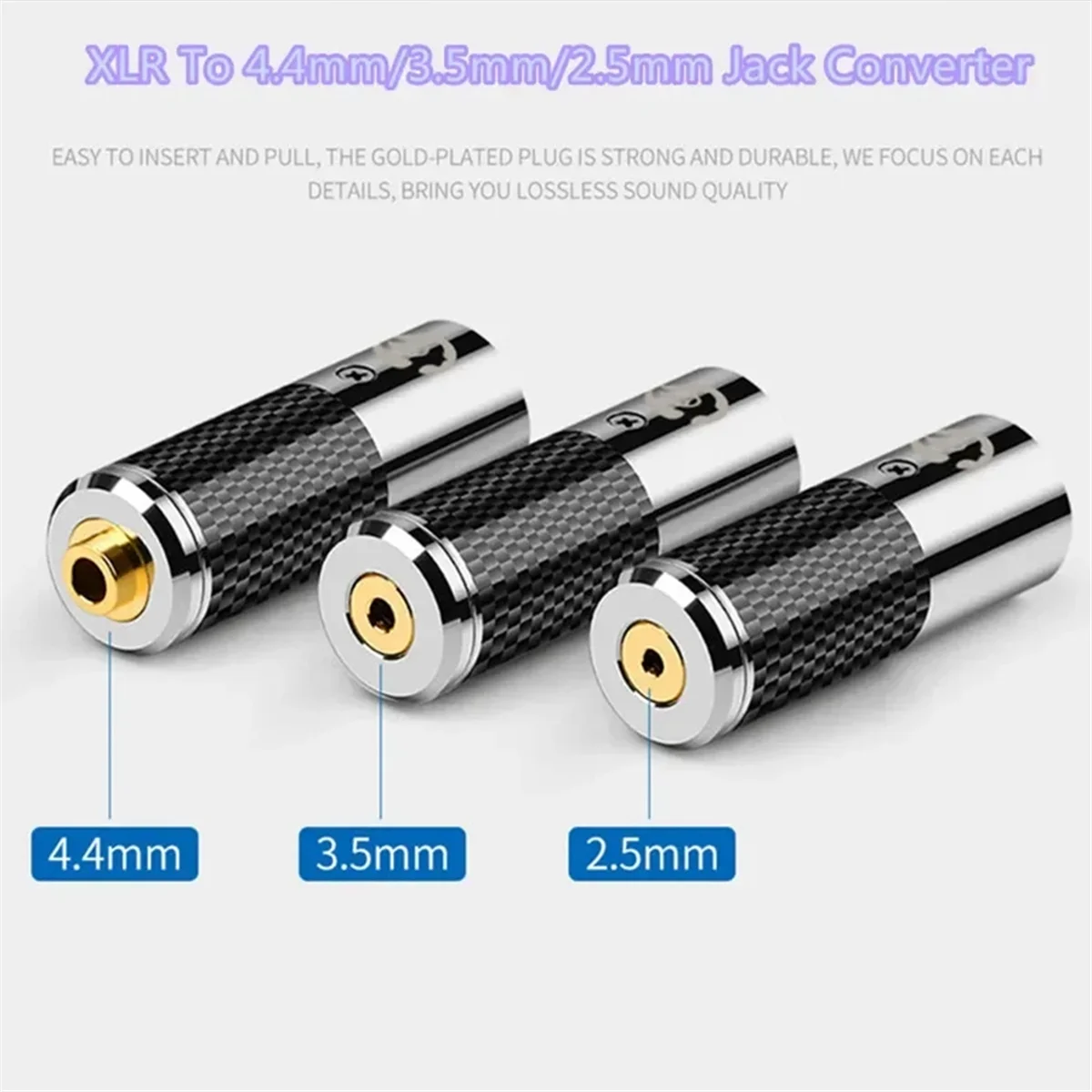 M86K Decoder 4 Pin XLR Connector to 3.5 2.5 4.4 mm Jack Plug Audio Adapter Male Female Converter Carbon Fiber Shell 3.5mm
M86K Decoder 4 Pin XLR Connector to 3.5 2.5 4.4 mm Jack Plug Audio Adapter Male Female Converter Carbon Fiber Shell 3.5mm