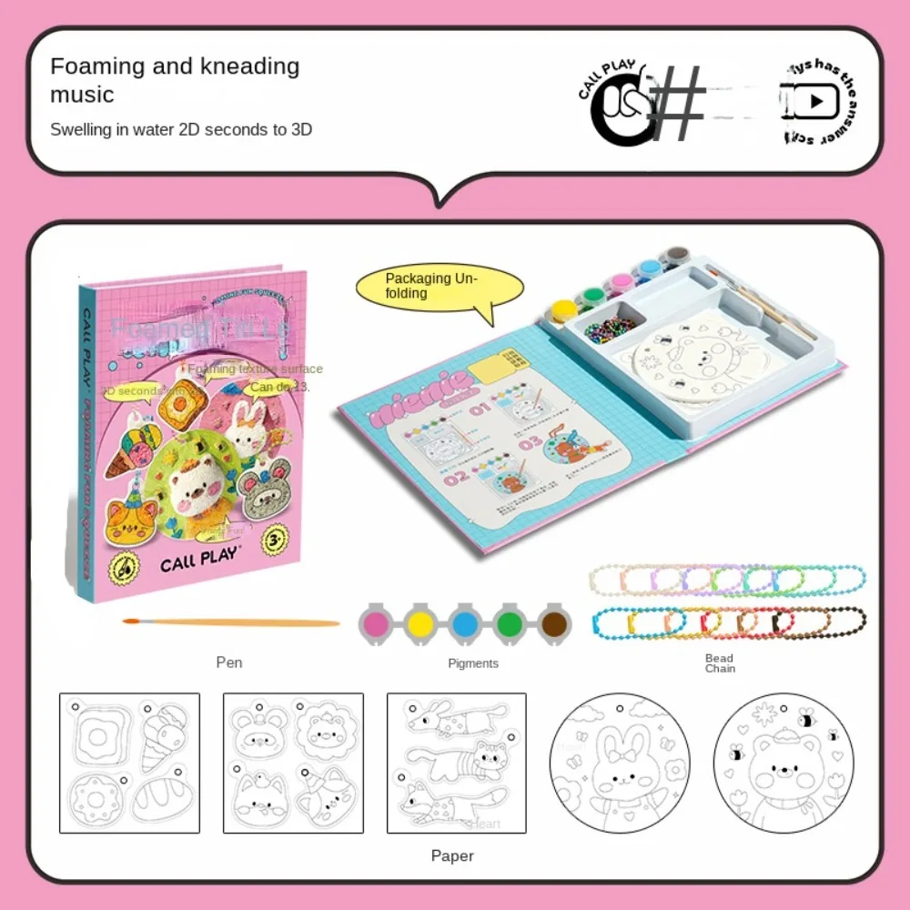 С мольбертом DIY Puffy Paint Kit Губка Текстура Puffy Effect Текстура Живопись Игрушка Красочные ручки Креативный дизайн 3D Рисунок Холст
С мольбертом DIY Puffy Paint Kit Губка Текстура Puffy Effect Текстура Живопись Игрушка Красочные ручки Креативный дизайн 3D Рисунок Холст