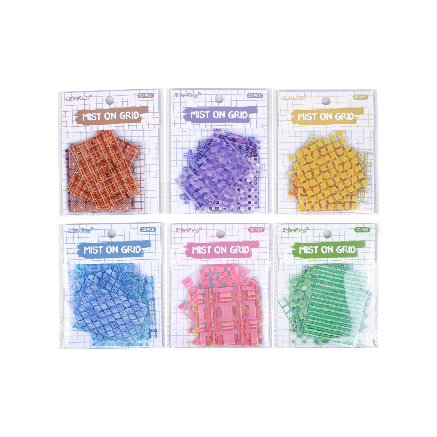 6packs/1lot Kawaii Scrapbook Sticker Mist stained grid Scrapbooking Supplies Planner Decorative Stationery Sticker
6packs/1lot Kawaii Scrapbook Sticker Mist stained grid Scrapbooking Supplies Planner Decorative Stationery Sticker