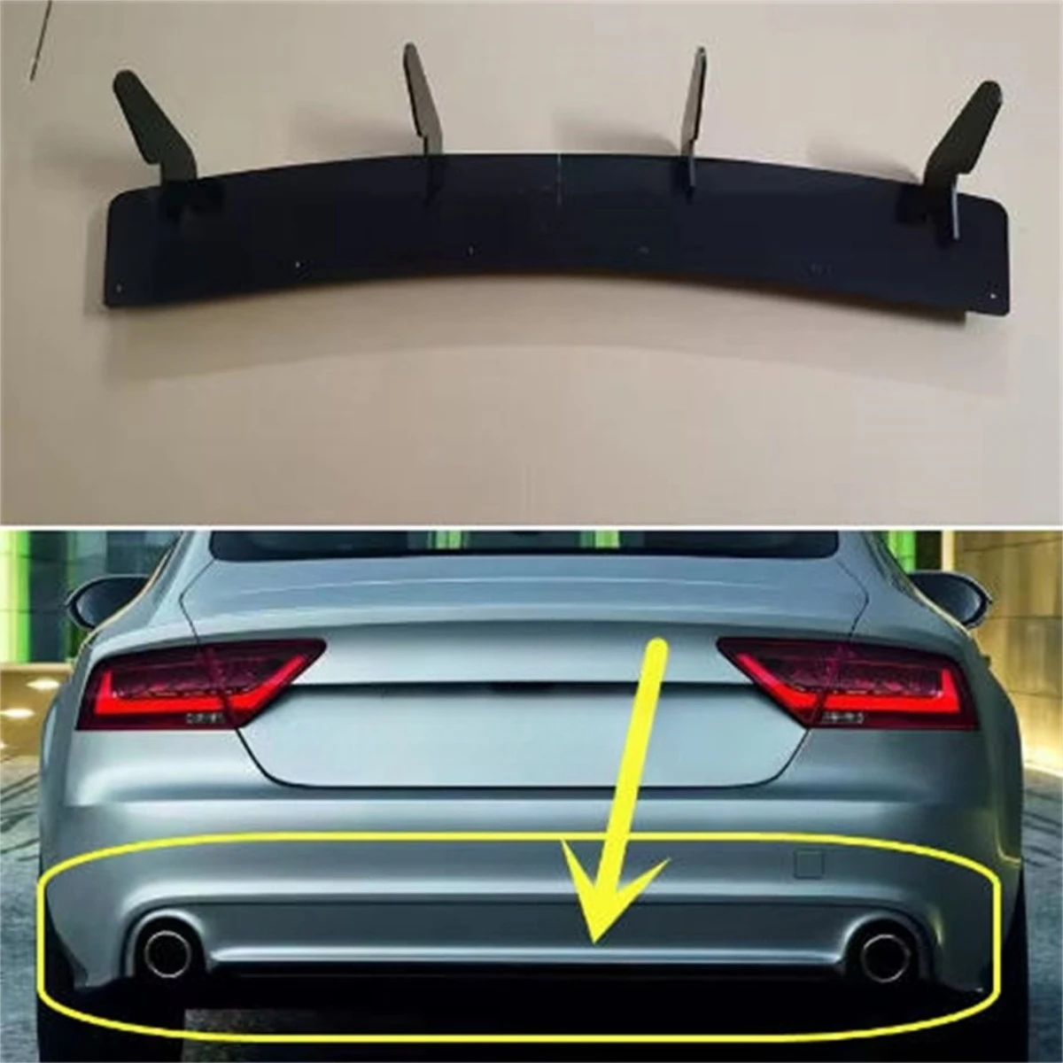 For Audi A7 Sportback 2011-2017 Car Rear Bumper Spoiler Lip Diffuser Modification Part Bumper Protector Cover Car Accessories
For Audi A7 Sportback 2011-2017 Car Rear Bumper Spoiler Lip Diffuser Modification Part Bumper Protector Cover Car Accessories