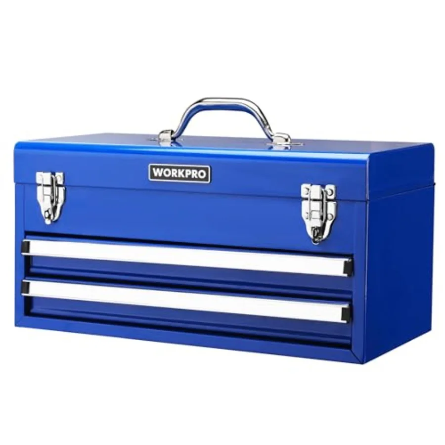 Tool Box with Drawers with 2 Drawers and 1 Top Storage Portable Toolbox with Metal Latch and Ler for Garage Office and Home Sto
Tool Box with Drawers with 2 Drawers and 1 Top Storage Portable Toolbox with Metal Latch and Ler for Garage Office and Home Sto