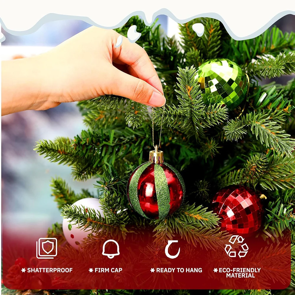 Christmas Celebration Christmas Ball Ornaments Festive Ornaments 2.4 Inches 6 Cm In Diameter Decorative Bowls Elegant Design
Christmas Celebration Christmas Ball Ornaments Festive Ornaments 2.4 Inches 6 Cm In Diameter Decorative Bowls Elegant Design