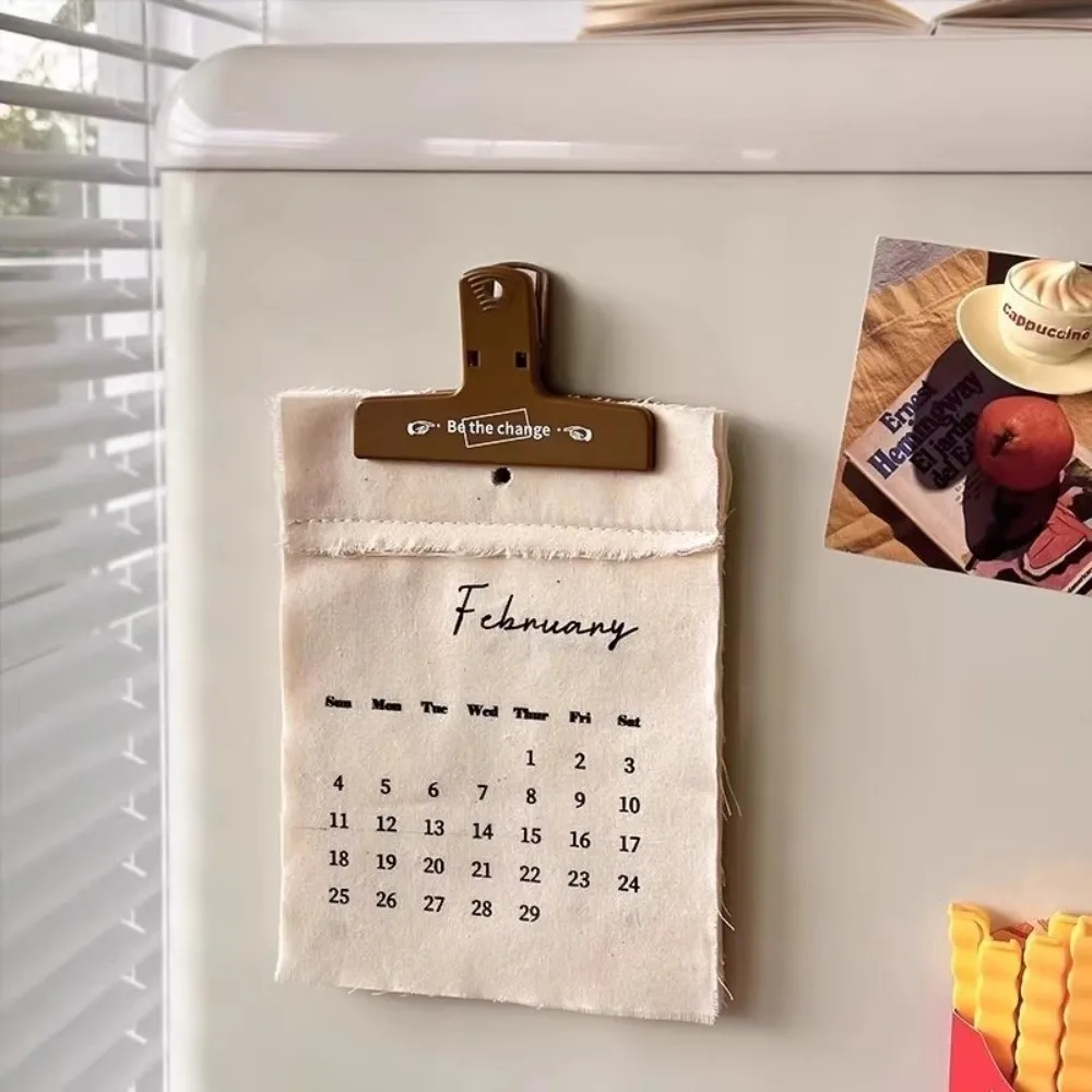 Korean Style 12-Month 2026 Wall Calendar Fabric DIY Decoration Monthly Calendar Reusable English Calendar Posing Prop
Korean Style 12-Month 2026 Wall Calendar Fabric DIY Decoration Monthly Calendar Reusable English Calendar Posing Prop