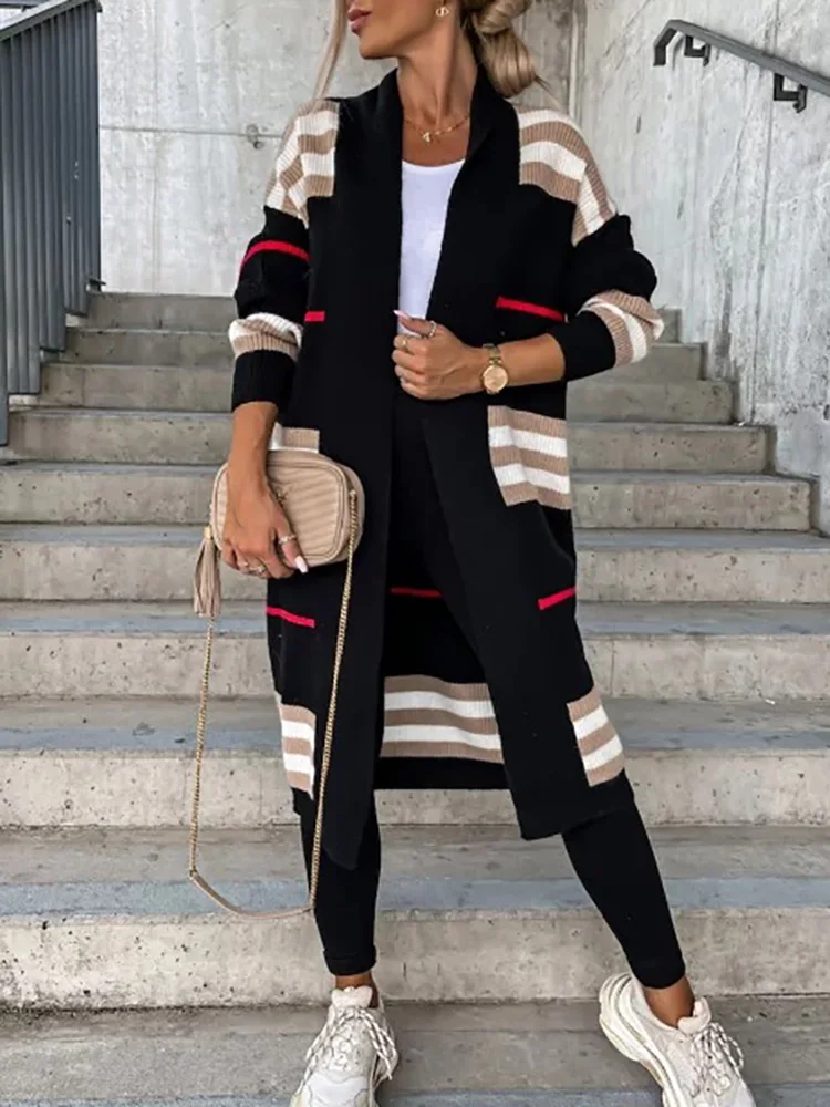Autumn Winter Vintage Print Long Cardigan Women Thick Outdoor Full Sleeve Sweater Coat Casual Loose Female Patchwork Overcoats
Autumn Winter Vintage Print Long Cardigan Women Thick Outdoor Full Sleeve Sweater Coat Casual Loose Female Patchwork Overcoats
