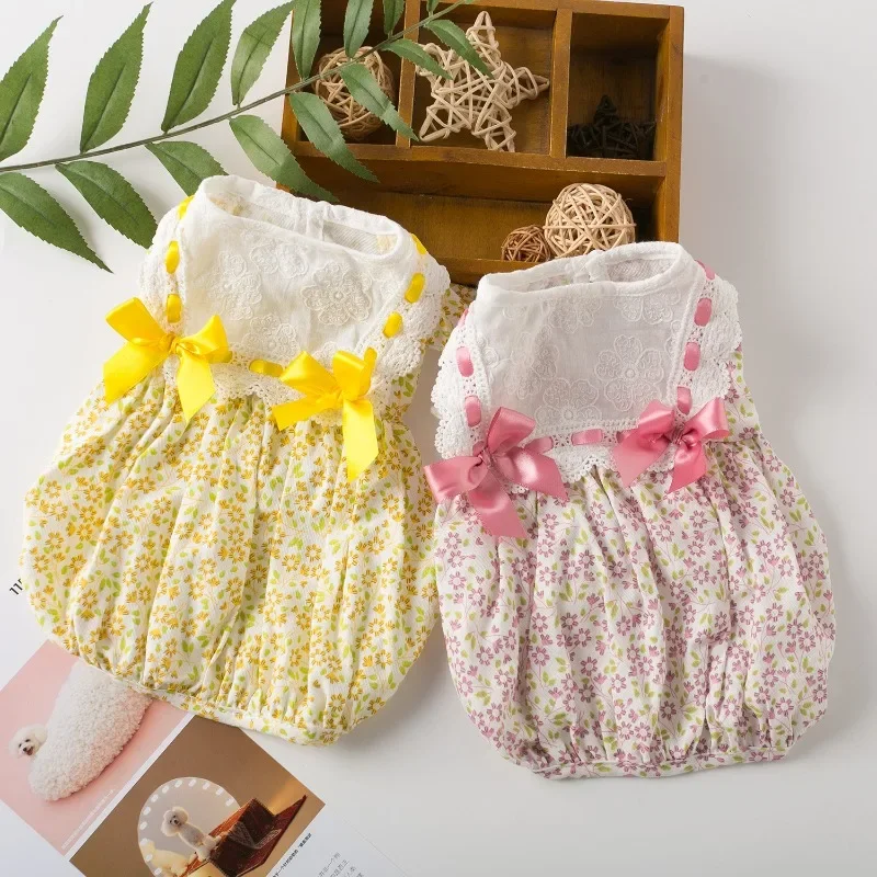Dog Flower Lace Dress Floral Skirt Pet Spring and Summer Puppy Clothes Teddy For Small Dog Bow Tutu Dog Dresses Puppy Costume
Dog Flower Lace Dress Floral Skirt Pet Spring and Summer Puppy Clothes Teddy For Small Dog Bow Tutu Dog Dresses Puppy Costume