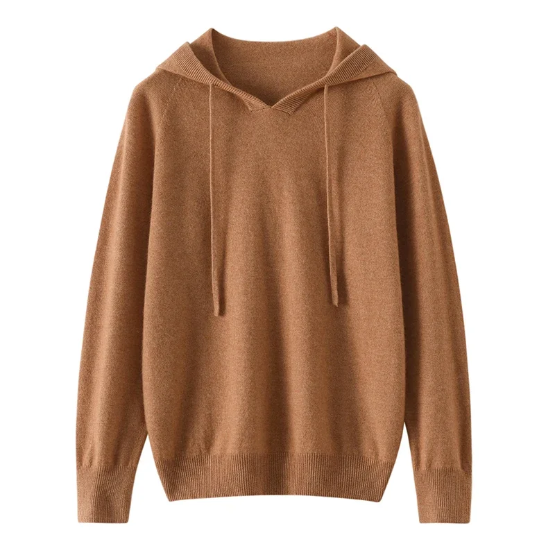 Spring Autumn Winter Women's Cashmere Hoodie Sweater 100% Cashmere Pullover Knitwear Casual Style Hoodie Soft Warm Clothing Tops
Spring Autumn Winter Women's Cashmere Hoodie Sweater 100% Cashmere Pullover Knitwear Casual Style Hoodie Soft Warm Clothing Tops